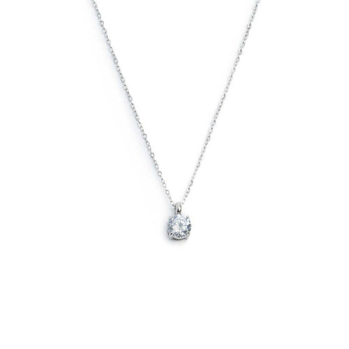 Marlù   Collana catena cutting cross zircone centrale 5,25mm