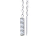 Marlù Orecchino pendente catena cutting cross e pendente con zirconi