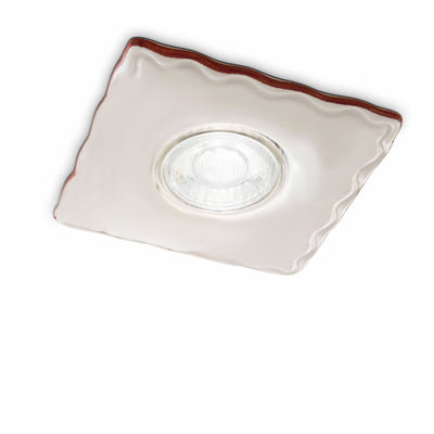 Faretto incasso LED classico Ferroluce PESCARA C482 GU10 ceramica spot
