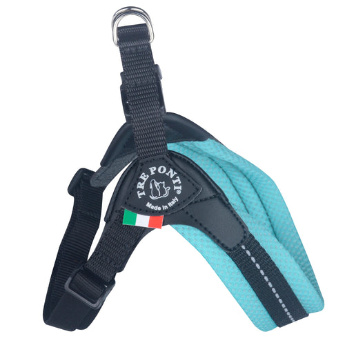 Pettorina Tre Ponti Easy Fit Sottopancia Regolabile Menta per Cani