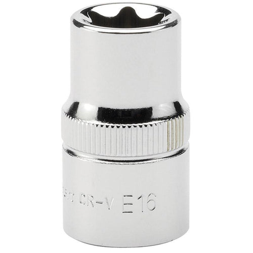 Bussola innesto Tx-Star torx E16 1/2 acciaio cromo Draper Draper tools