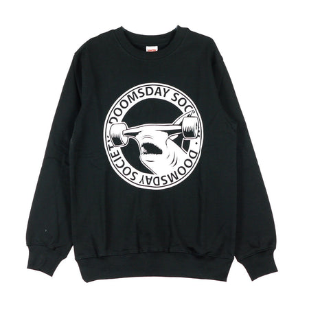DOOMSDAY Felpa Girocollo Uomo Hammerhead Black/white da uomo