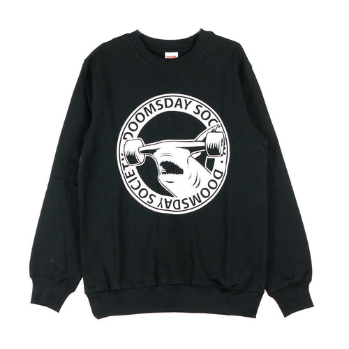DOOMSDAY Felpa Girocollo Uomo Hammerhead Black/white da uomo