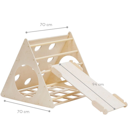 Triangolo di Pikler big con rampa per arrampicata