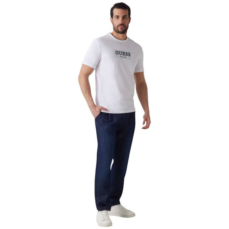 Guess t-shirt bianca logo Box M5GI19 J1314 G011 T-shirt Guess