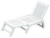 LETTINO SDRAIO PIEGHEVOLE DA GIARDINO IN RESINA POLYRATTAN ORFEO CM.177X61X30H