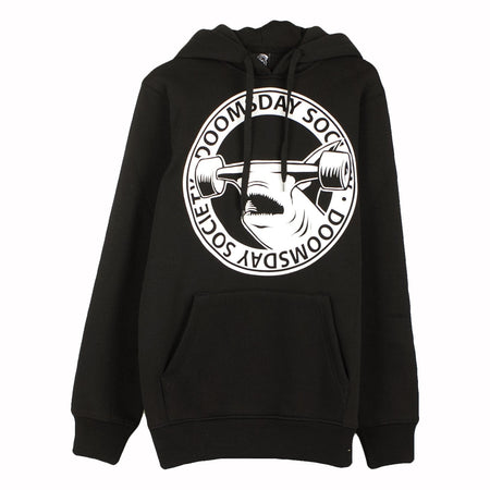 DOOMSDAY Felpa Cappuccio Uomo Hammerhead Black/white da uomo