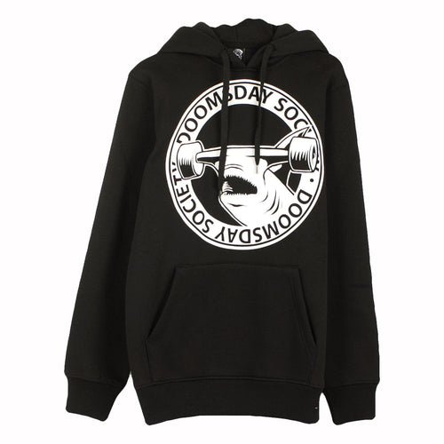 DOOMSDAY Felpa Cappuccio Uomo Hammerhead Black/white da uomo