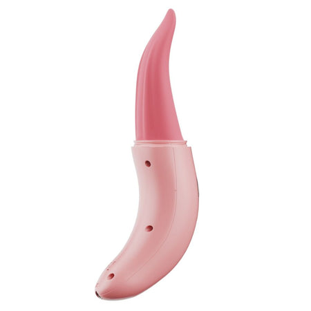 Stimolatore vibratore con lingua vibrante per la stimolazione intima del clitoride lei donna