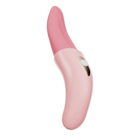 Stimolatore vibratore con lingua vibrante per la stimolazione intima del clitoride lei donna