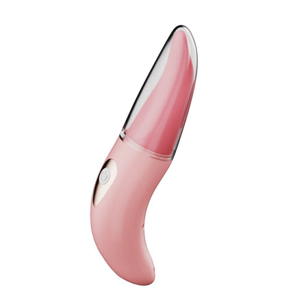 Stimolatore vibratore con lingua vibrante per la stimolazione intima del clitoride lei donna