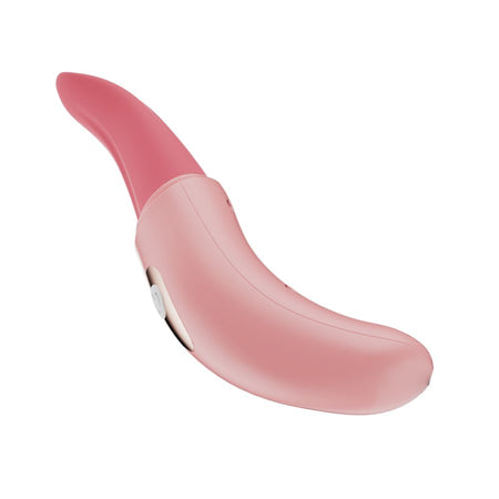 Stimolatore vibratore con lingua vibrante per la stimolazione intima del clitoride lei donna