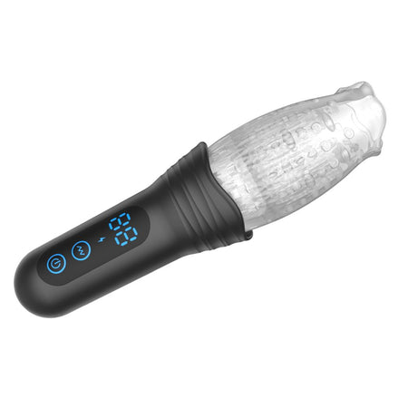Masturbatore vibratore maschile vibrante con 9 modalità di vibrazione 9 di spinta e 9 di rotazione