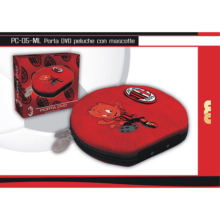 PC05ML MILAN PORTA DVD PULUCHE CON MASCOTTE