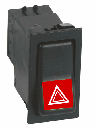 Interruttore basculante ON-OFF 12V luci di emergenza