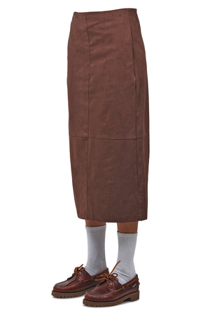 LA FEMME BLANCHE La Femme Blanche - Gonna - 461497 - Tabacco da donna