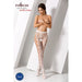 PASSION calze intimo sexy lingerie bianco bianche S008 white taglia unica