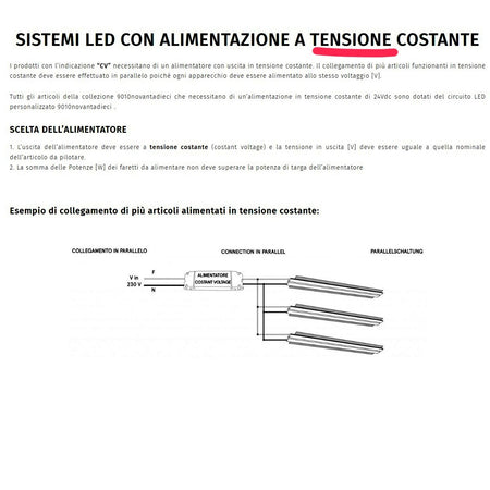 Faretto incasso Belfiore 9010 AGO 4100F LED WIRELESS gesso verniciabile verticale segnapasso cartongesso muro