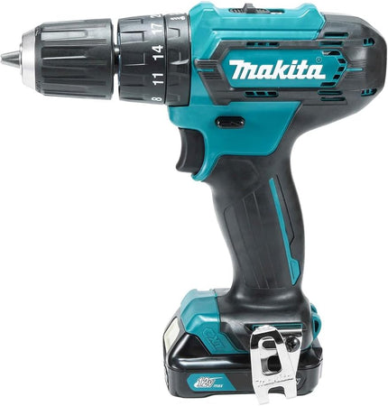 MAKITA - TRAPANO AVVITATORE A BATTERIA 12V 2,0 AMPERE 2 BATTERIE+CARICABATTERIE + 74 ACCESSORI