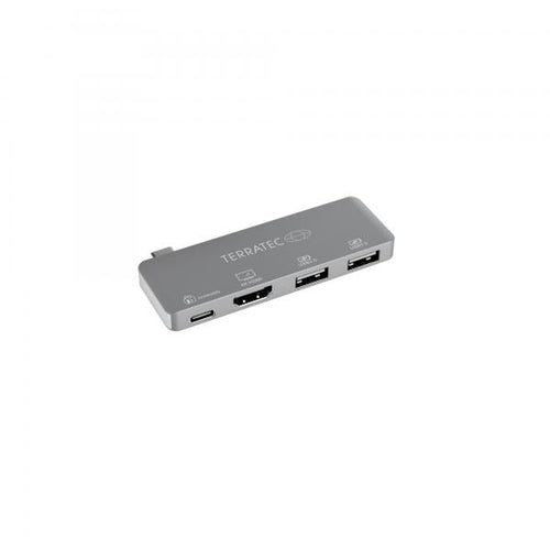 Terratec Connect c4 USB 3.2 Gen 1 [3.1 Gen 1] Type-C Argento (TERRATEC Connect C4 Type-C zu Type-C P)