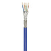 Bobina S/FTP Cavo Cat.7A+ Rame 500m Rigido PIMF B2ca Blu
