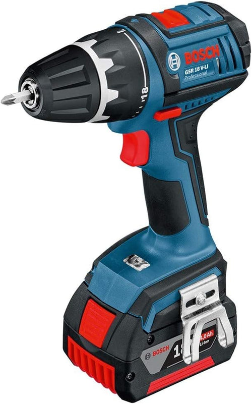 BOSCH PROFESSIONAL - TRAPANO AVVITATORE A BATTERIA 18V 850W GSB18V-21 2 BATTERIE BLU
