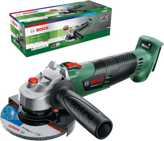 BOSCH - SMERIGLIATRICE ANGOLARE ADVANCE GRIND18BB 18V DISCO 125MM 11500 Giri/min