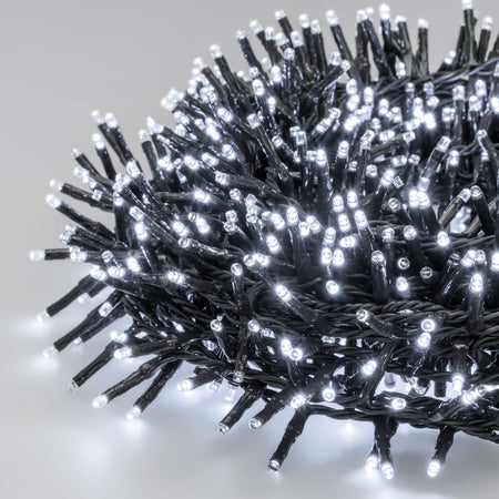 Luci di natale catena luminosa con 1000 miniled gioco di luce automatico effetto flash per esterno addobbi natalizi