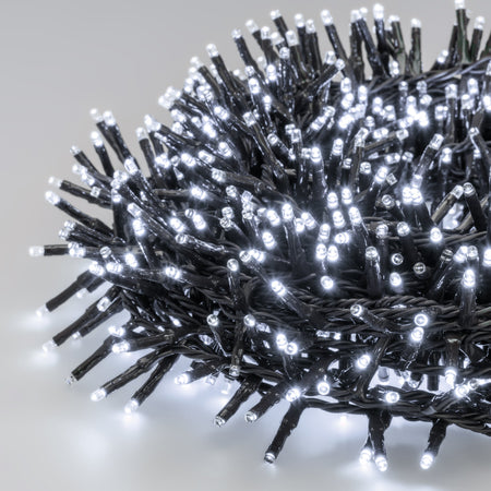 Luci di natale catena luminosa con 1000 miniled gioco di luce automatico effetto flash per esterno addobbi natalizi