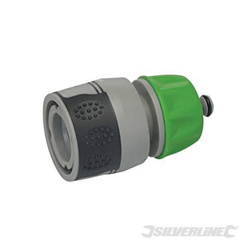 Raccordo per tubo con arresto acqua con impugnature morbide Femmina 1/2 - Eternal Brico