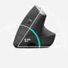 Logitech MX Vertical - Mouse verticale - ergonomico - ottico - 6 pulsanti - wireless, cablato - Bluetooth, 2,4 GHz - ricevitore wireless (USB)