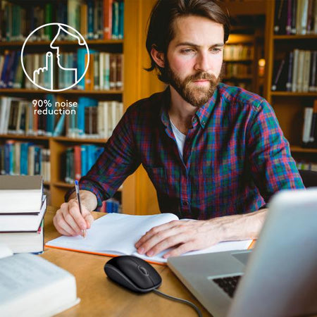 LOGITECH B110 SILENT - MOUSE USB BLACK (910-005508)