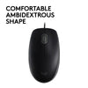 LOGITECH B110 SILENT - MOUSE USB BLACK (910-005508)