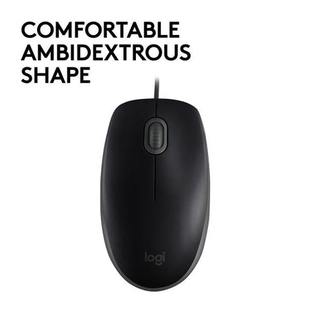 LOGITECH B110 SILENT - MOUSE USB BLACK (910-005508)