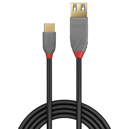 LINDY CAVO ADATTATORE USB 3.1 TIPO C/A ANTHRA LINE, 15CM