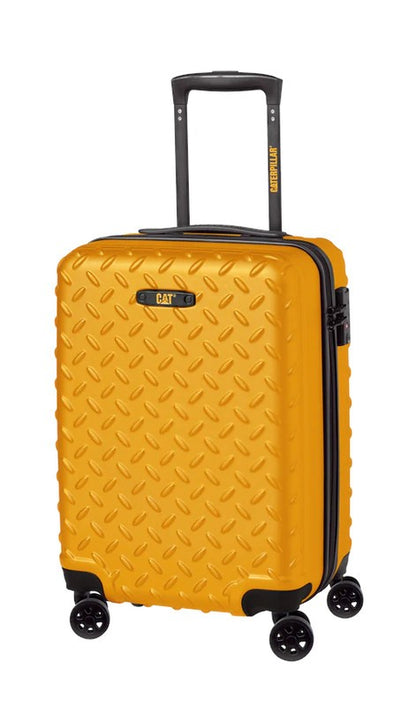 Caterpillar Trolley bagaglio a mano rigido CAT Industrial Plate 20 84759 Yellow