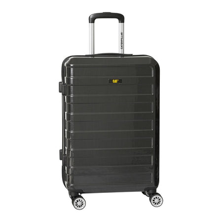 Caterpillar Set 3 pezzi trolley di misura grande, media e piccola CAT Carbon 4 84777 colore Blac
