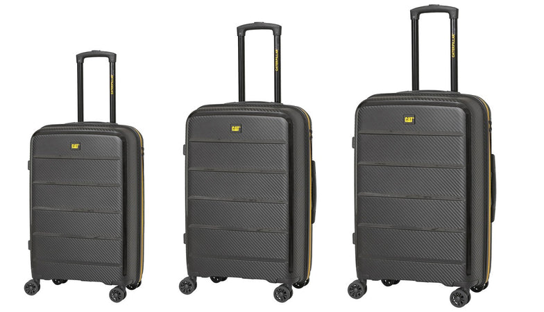 CATERPILLAR Cat Cargo CoolRack Trolley, 3 Pcs set - Black.