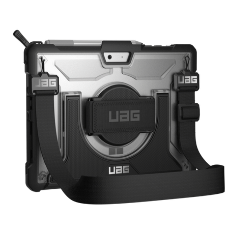 Urban Armor Gear Plasma 25,4 cm [10] Cover Nero, Grigio (UAG Case for Microsoft Surface Go 3/Go)