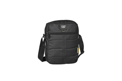 CATERPILLAR CAT Ryan Shoulder Bag 84058-478 – Black Heat Embossed