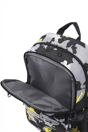 CATERPILLAR CAT Bennett Backpack 84184 – AOP Camo Black/Grey/Yellow 634