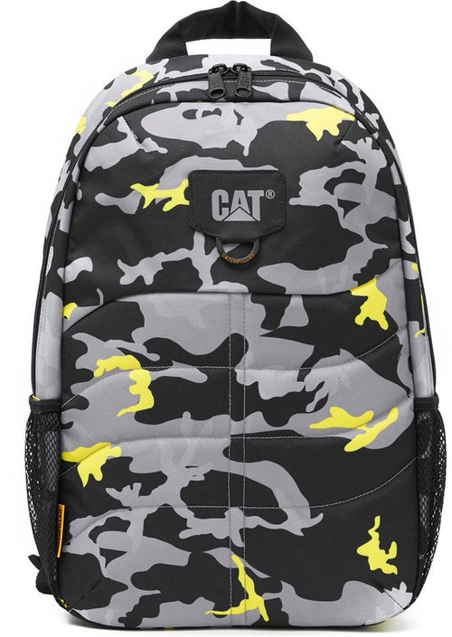 CATERPILLAR CAT Benson Simple Backpack 84718 – AOP Camo Black/Grey/Yellow 634