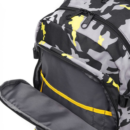 CATERPILLAR CAT Barry Backpack Extended 84055 – AOP Camo Black/Grey/Yellow 634