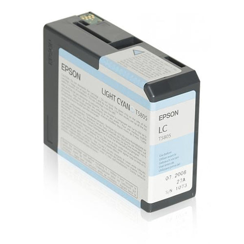 Epson T5805 - 80 ml - ciano chiaro - originale - cartuccia d'inchiostro