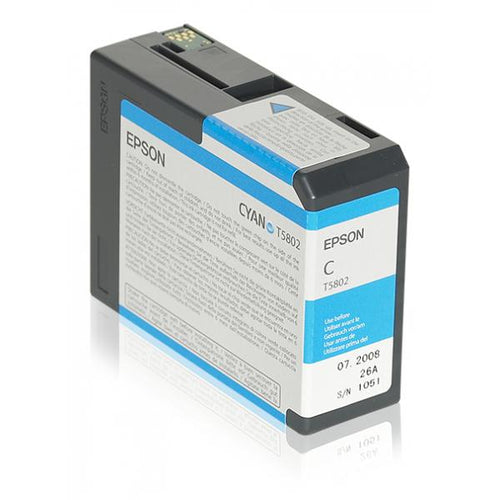 Epson T5802 - 80 ml - Ciano - originale - cartuccia d'inchiostro