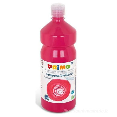 PRIMO - TEMPERA PRIMI PASSI COLORE MAGENTA SUPERLAVABILE PRONTO PER L'USO 1000ML