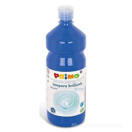 PRIMO - TEMPERA PRIMI PASSI COLORE OLTREMARE SUPERLAVABILE PRONTO PER L'USO 1000ML