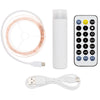 Luci di natale catena Micro Led Fissi e filo in metallo con Power Bank e telecomando 10 mt