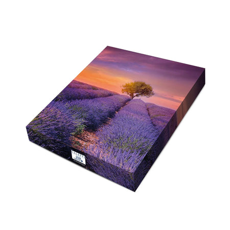 Lenzuola Lavender Sunset ! Caleffi Completo Fotostampa in Cotone Matrimoniale