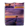 Lenzuola Lavender Sunset ! Caleffi Completo Fotostampa in Cotone Matrimoniale